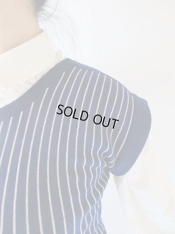 画像7: 【重ね着に強し*】ワンポイントマークニット