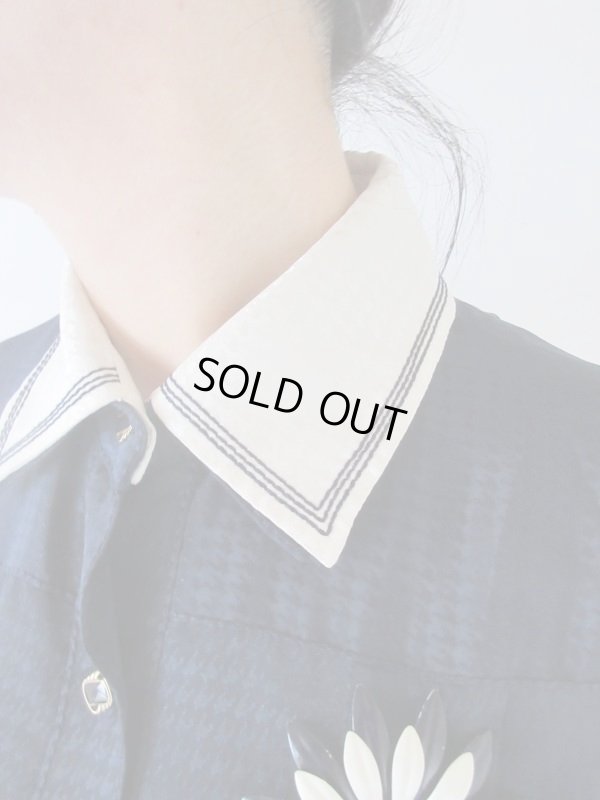 画像7: 【実は千鳥地*】ステッチデザインワンピース