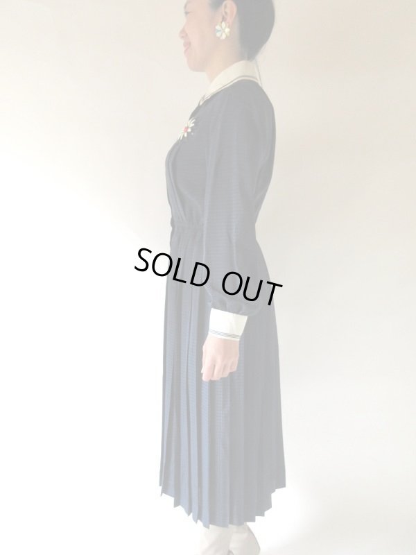 画像4: 【実は千鳥地*】ステッチデザインワンピース