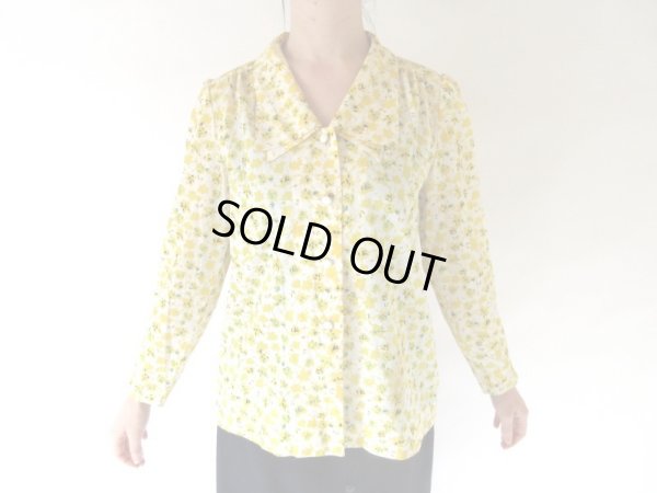 画像3: 【ボタンもオシャレ*】ゆったりめ*二重襟のクラシカルブラウス