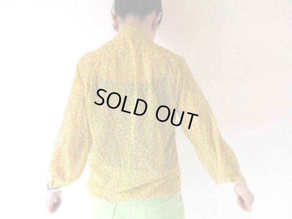 画像5: 【軽やかに大人レトロ*】シフォンのボウタイブラウス