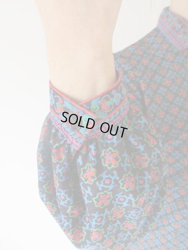 画像6: 【自慢の鮮やか配色*】レトロ配色の柄シャツ