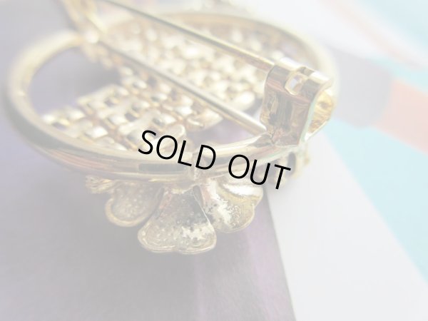 画像5: 【ちょうどいいリッチ感*】未使用*小花とゆれるデザインブローチ