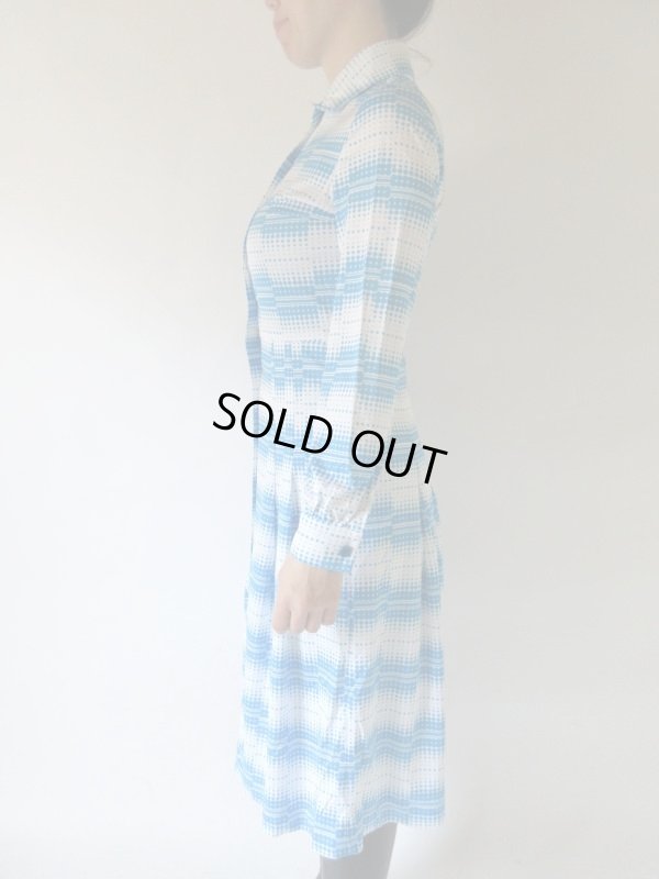 画像4: 【色褪せないバイカラー*】爽やか水玉ワンピース