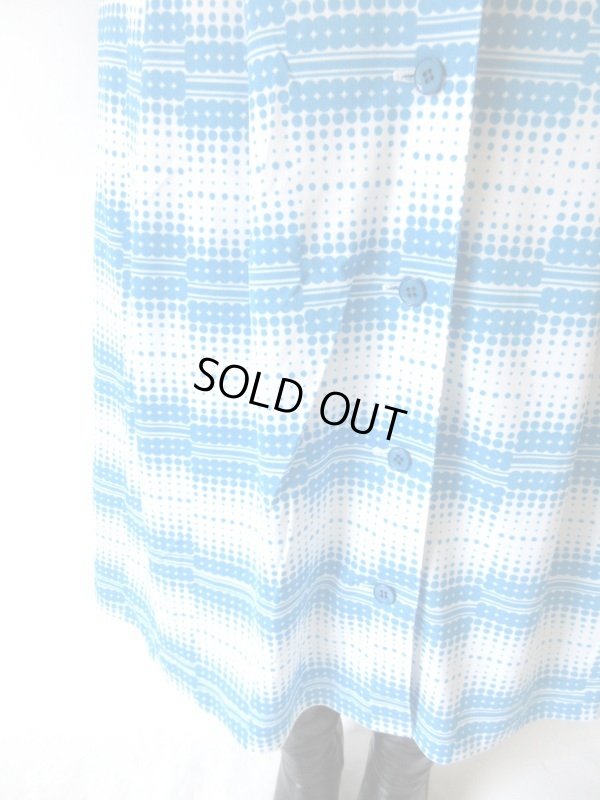 画像8: 【色褪せないバイカラー*】爽やか水玉ワンピース