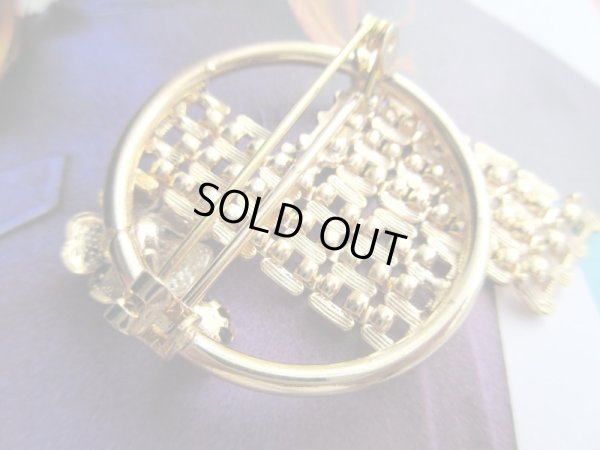 画像4: 【ちょうどいいリッチ感*】未使用*小花とゆれるデザインブローチ