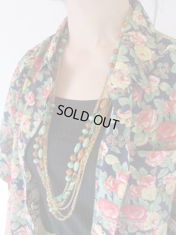 画像5: 【ジャラジャラ楽しい*】異素材ビーズのネックレス