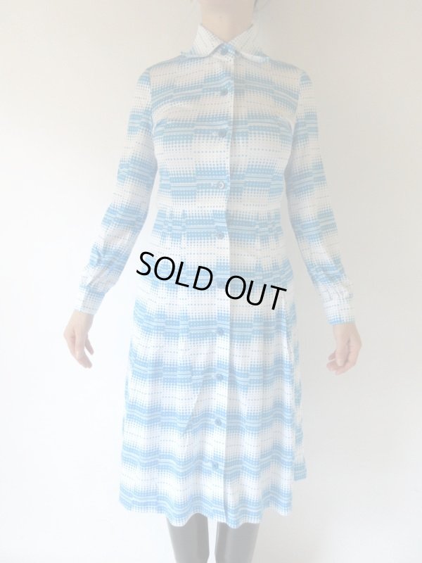 画像3: 【色褪せないバイカラー*】爽やか水玉ワンピース