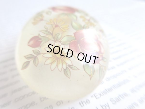 画像5: 【艶っぽさにグッときたら*】未使用*クラシカルフラワーブローチB