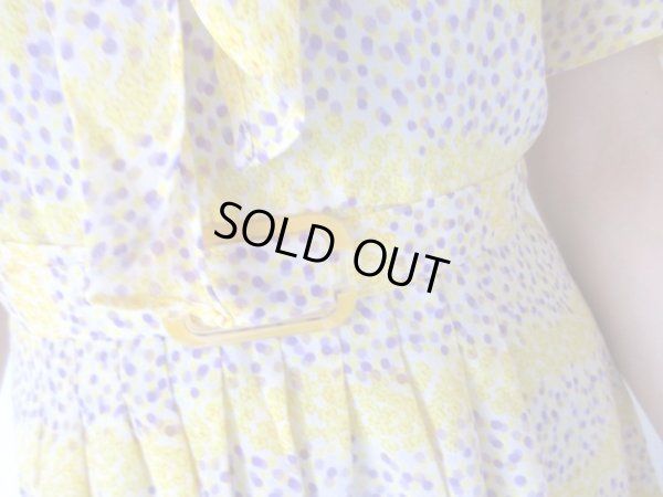 画像4: 【色使いにきゅん*】小花と水玉のワンピース