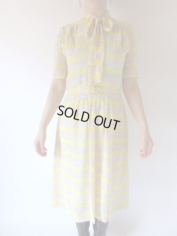 画像5: 【色使いにきゅん*】小花と水玉のワンピース