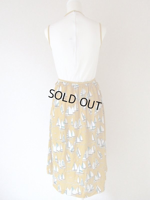 画像6: 【色褪せないマリンルック*】ヨット柄ワンピース