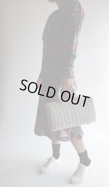 画像4: ★お仕立て品*棒タイ花柄ワンピ (4)