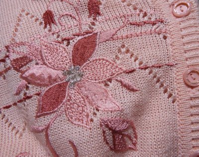 画像3: ★お花刺繍が可愛いニットカーディガン