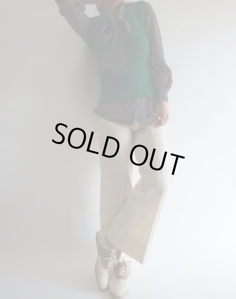 画像3: ★水玉棒タイリボンブラウス（ゆったりsizeＯＫ♪） (3)