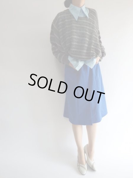 画像2: ★未使用*綺麗な水色のシンプルブラウス (2)