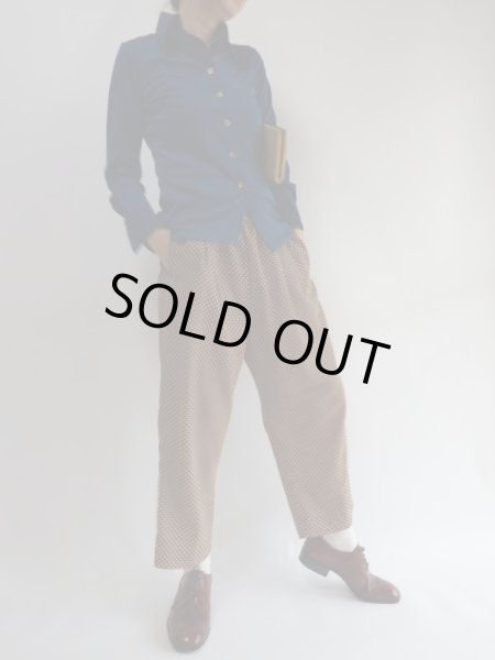 画像3: ★ドット柄のウエストゴムラクチンパンツ (3)
