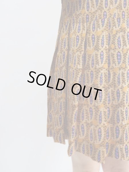 画像3: ★お仕立て品*お花ペイズリー柄シルク製ワンピース (3)