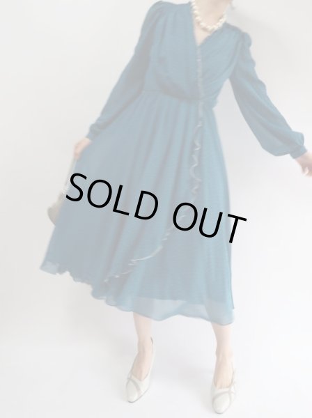 画像3: ★立体ドットエレガントフレアーワンピース (3)