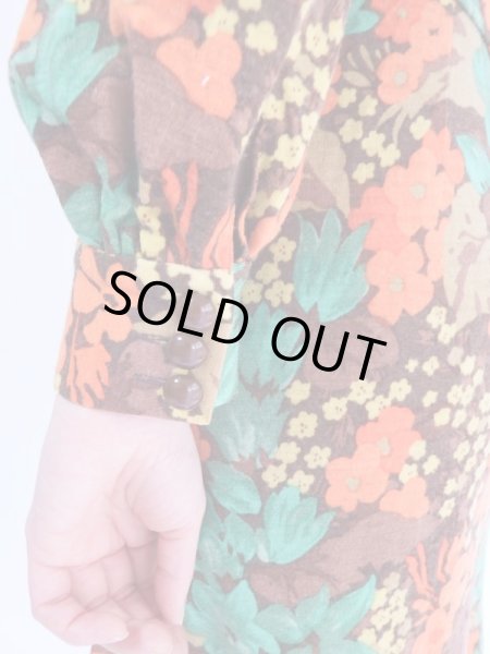 画像3: ★鮮やか可愛いお花柄ワンピース (3)