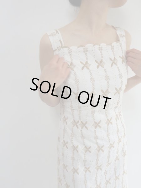 画像4: ★お仕立て品*上品刺繍ワンピース (4)