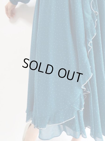 画像5: ★立体ドットエレガントフレアーワンピース (5)