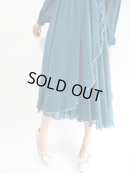 画像4: ★立体ドットエレガントフレアーワンピース (4)