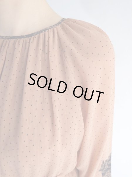 画像7: ★お家と馬車にミニドット柄ワンピ (7)