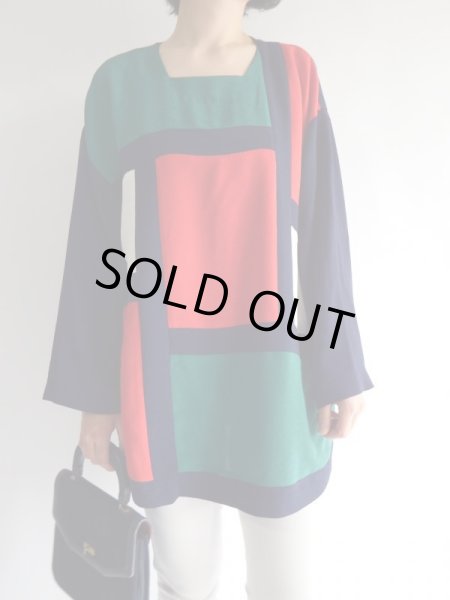 画像4: ★ブロッキングデザイントップス (4)