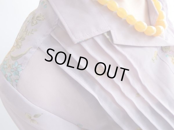 画像7: ★未使用*上品なお花ブラウス (7)