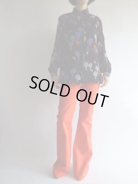 画像3: ★キノコ？木？柄透けブラウス (3)