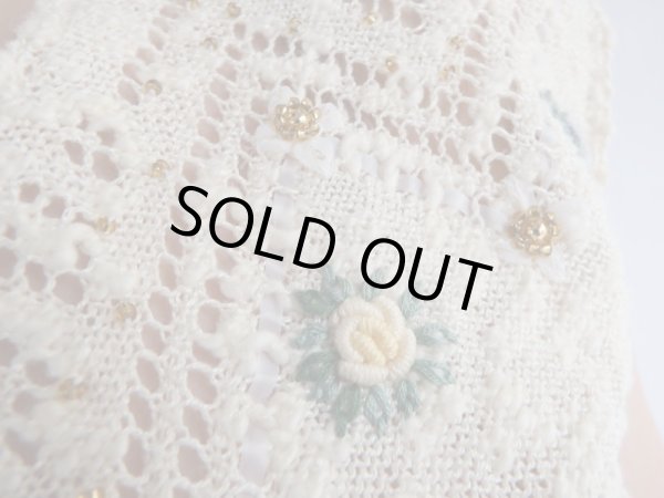 画像7: ★とびきりキュートなお花刺繍ニット (7)