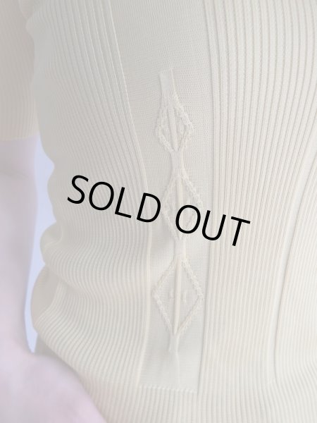 画像4: ★レトロモダンなデザインのシンプルカラーニット (4)