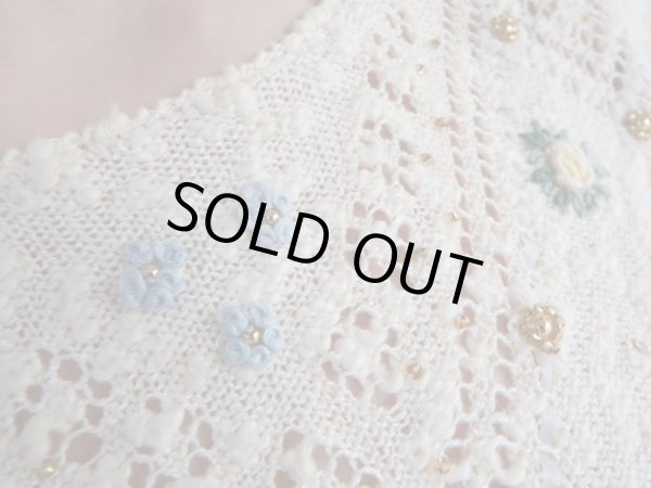 画像6: ★とびきりキュートなお花刺繍ニット (6)