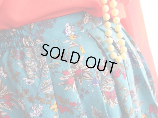 画像4: ★ボタニカルお花柄キュートスカート (4)