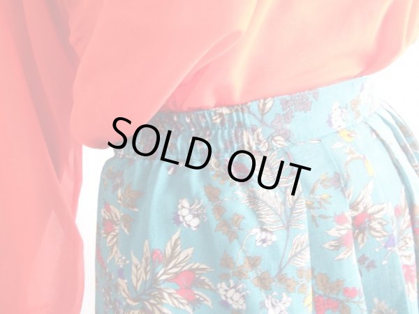 画像5: ★ボタニカルお花柄キュートスカート (5)
