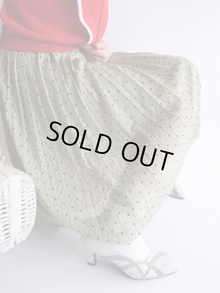 画像3: ★水玉プリーツスカート(ウエストゴム♪) (3)