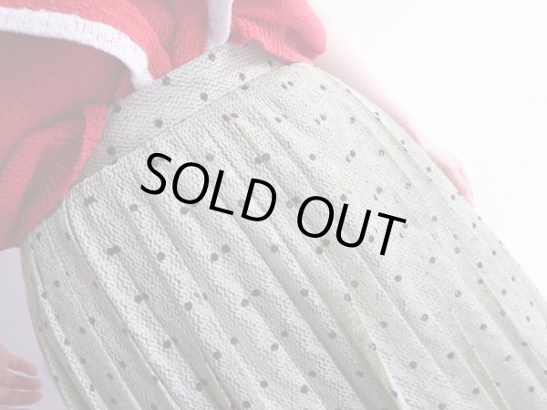 画像5: ★水玉プリーツスカート(ウエストゴム♪) (5)