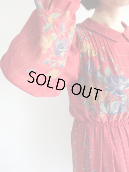 画像5: ★レトロクラシカルな薔薇ワンピ (5)