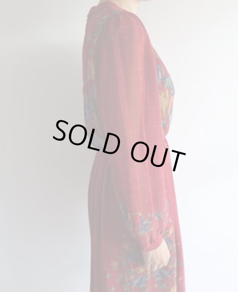 画像3: ★レトロクラシカルな薔薇ワンピ (3)