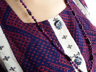 画像3: ★お仕立て品*トリコロールカラーワンピ