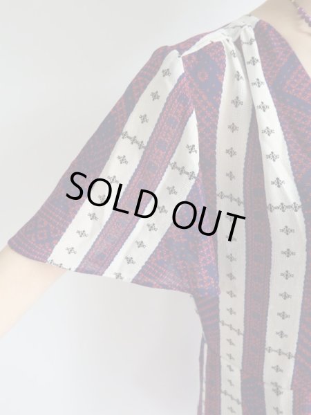 画像4: ★お仕立て品*トリコロールカラーワンピ (4)