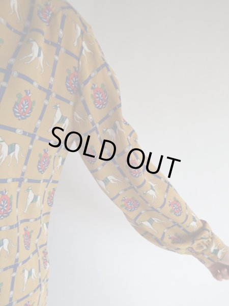 画像4: ★馬とベルト柄の透け感ブラウス (4)