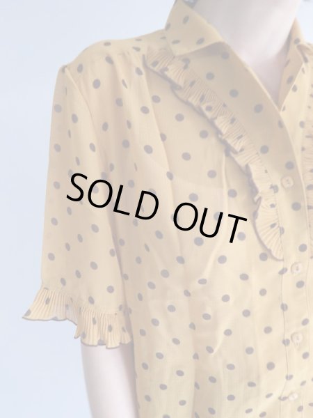 画像3: ★未使用*水玉フリルブラウス (3)