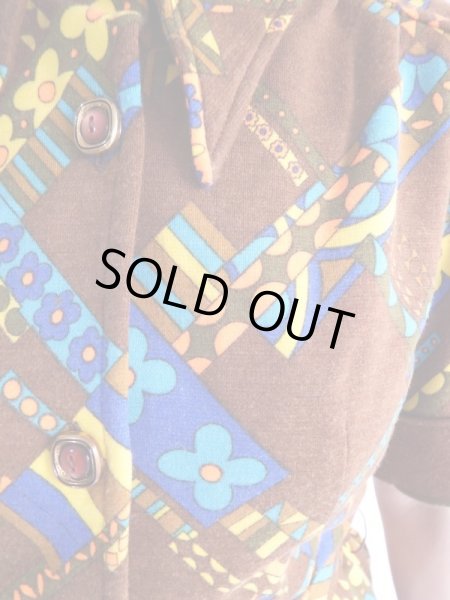 画像7: ★お仕立て品*レトロポップなお花ちゃんワンピ (7)