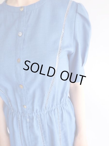 画像4: ★キレイ色ブルーのワンピ (4)