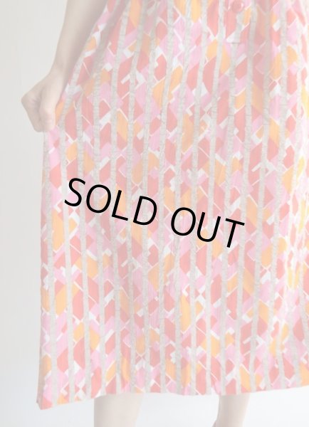 画像7: ★未使用*コットン素材の棒タイリボンワンピ (7)