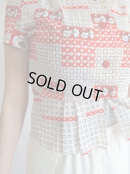 画像6: ★お仕立て品*キュートなへプラムラインブラウス (6)