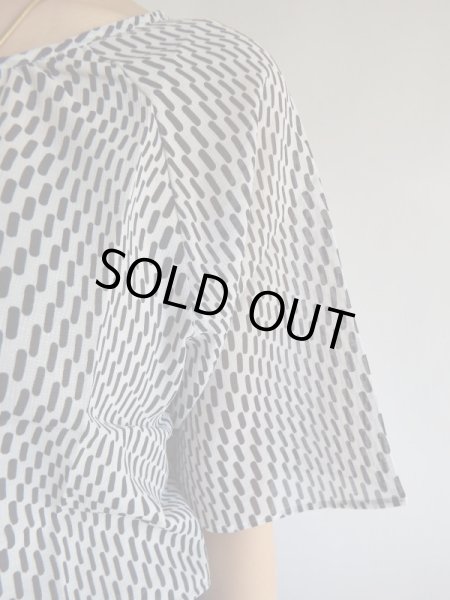 画像3: ★未使用*黒×白ブラウス (3)