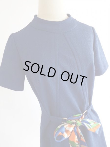 画像2: ★60's*スカーフベルトのワンピース (2)